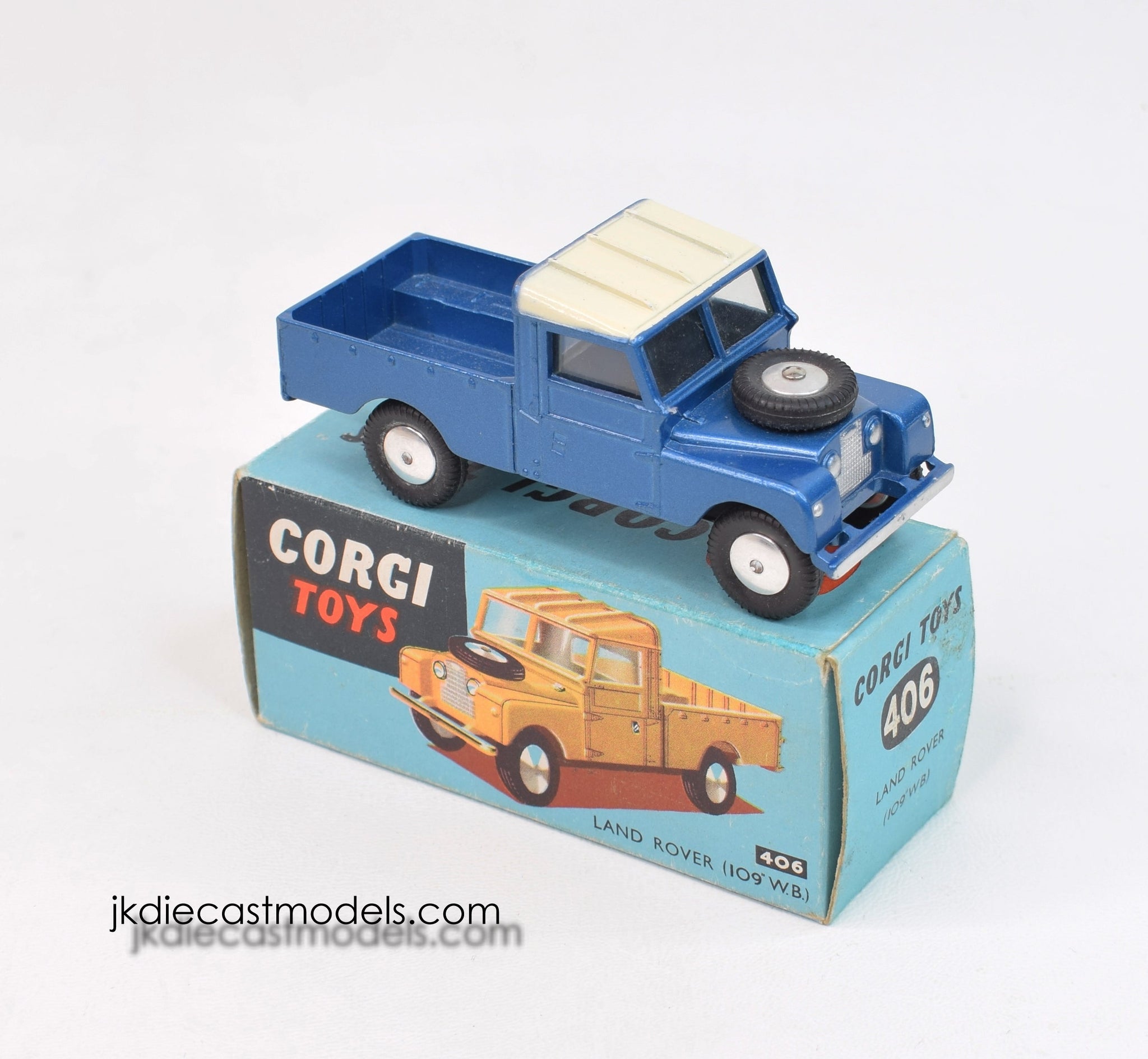 Corgi Toys 406 Land Rover 109 WB Virtually Mint/Boxed – JK DIE-CAST MODELS