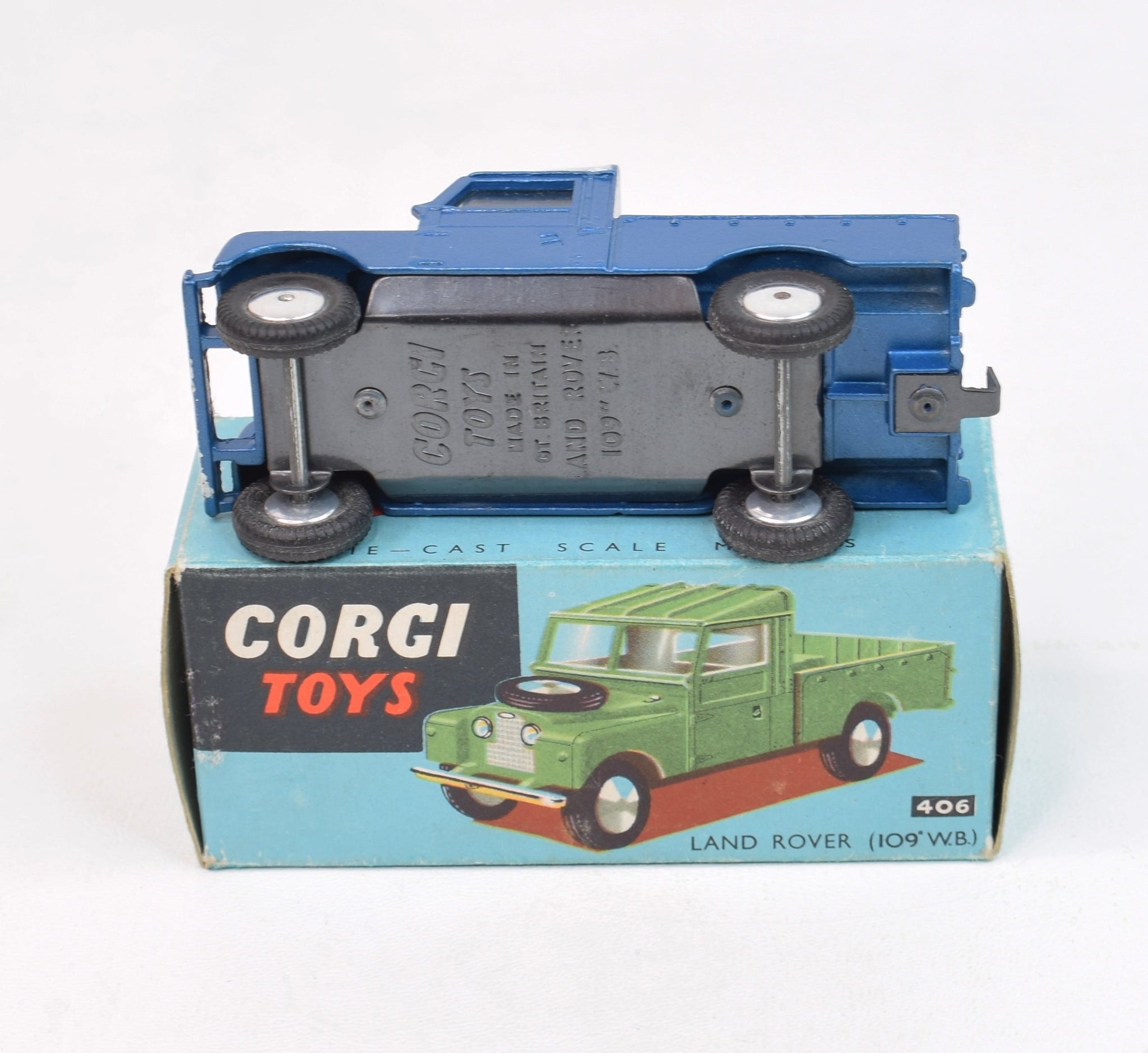 Three Boxed Corgi Toys 438 Land Rover Models