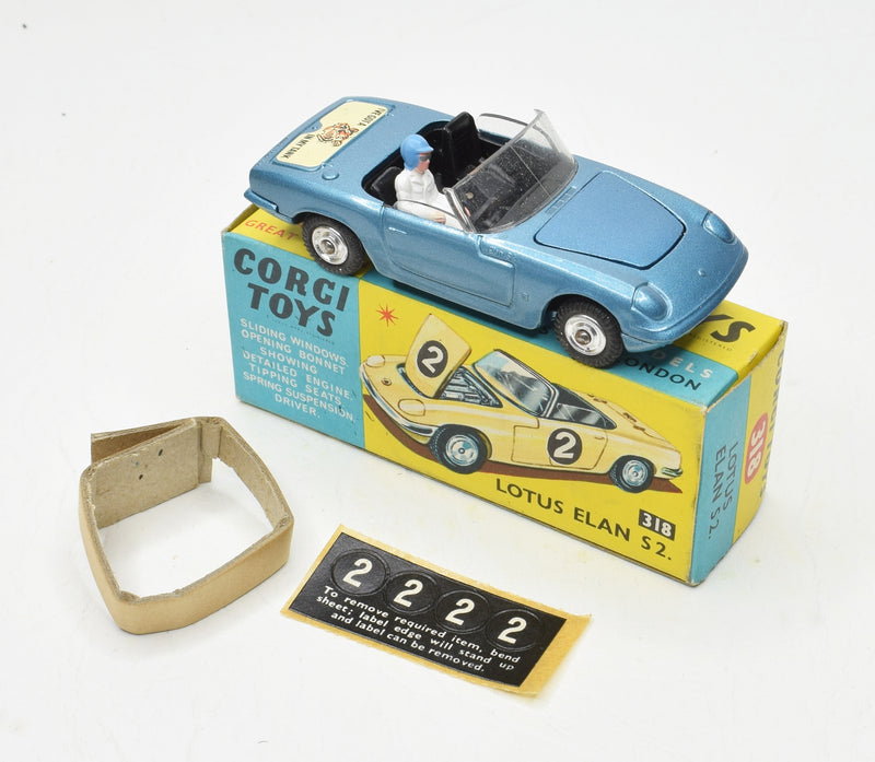 Corgi toys 318 Lotus Elan S2 Virtually Mint/Boxed – JK DIE-CAST MODELS