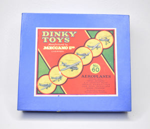 Dinky Toys Gift Set 60 Aeroplane 2nd Issue Virtually Mint/Boxed