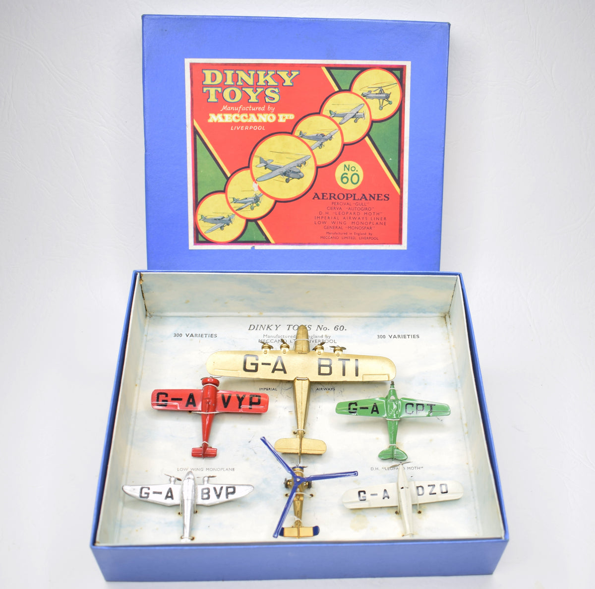 Dinky Toys Gift Set 60 Aeroplane 2nd Issue Virtually Mint/Boxed