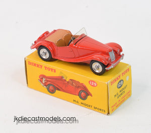 Dinky toys 129 M.G Miget U.S export Issue Very Near Mint/Boxed (Spun hubs) 'Sileby' Collection