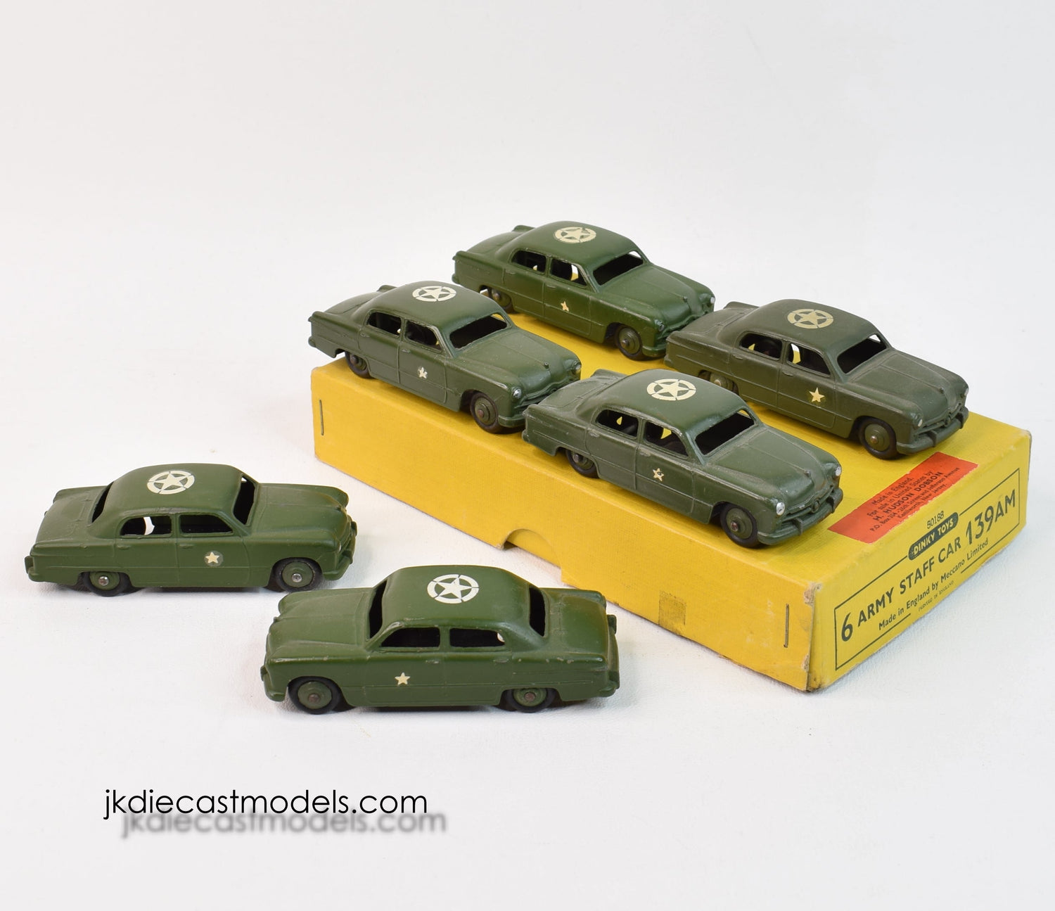 Dinky toys 139AM Army Staff car - Trade box Very Near Mint/Boxed 'Sileby' Collection