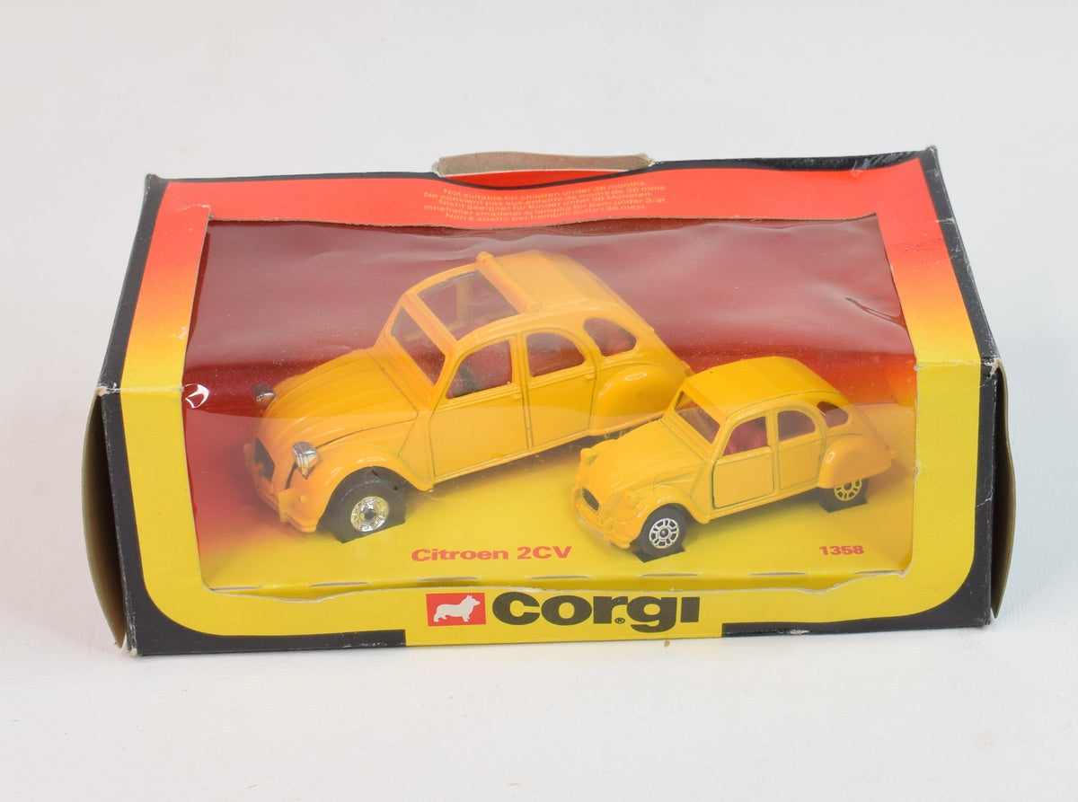 Corgi Toys 1358 2cv Little & Large F.Y.E.O James Bond Virtually Mint/Boxed