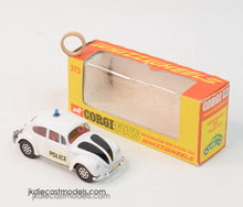 Corgi toys 373 VW 1200 Police car Virtually Mint/Boxed