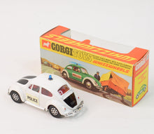 Corgi toys 373 VW 1200 Police car Virtually Mint/Boxed