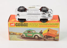 Corgi toys 373 VW 1200 Police car Virtually Mint/Boxed
