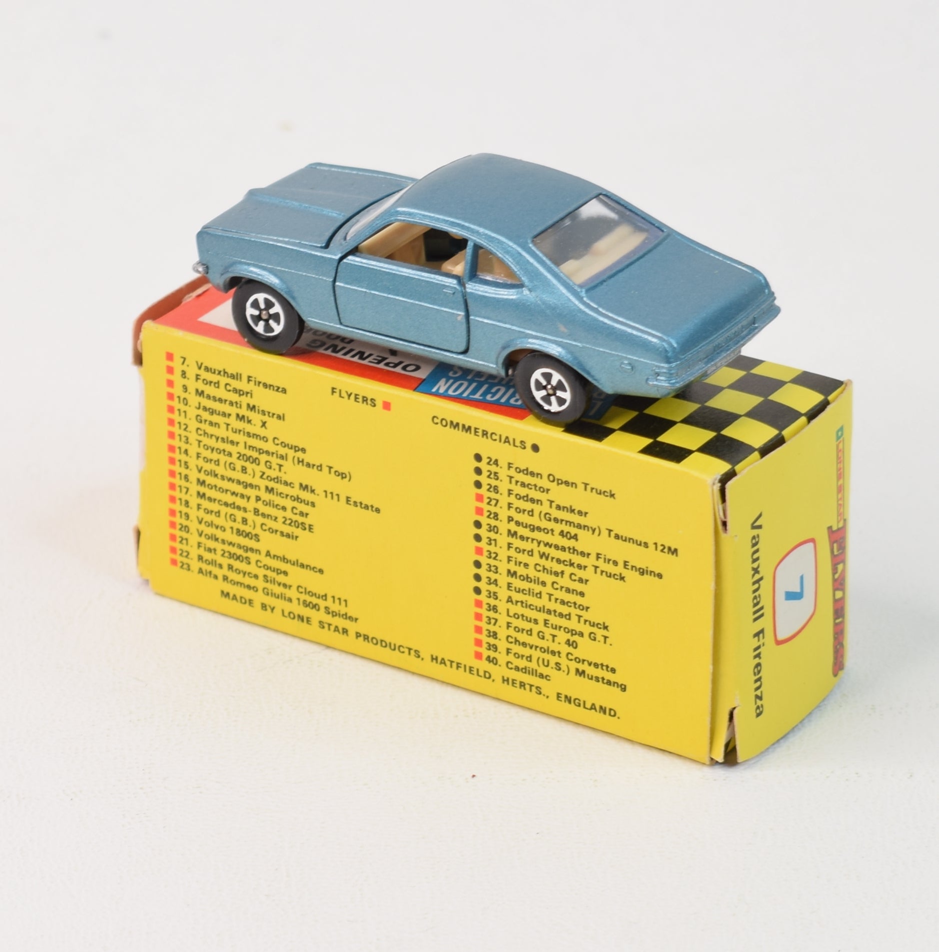 Lone Star Flyers No.7 Vauxhall Firenza Virtually Mint/Lovely box – JK  DIE-CAST MODELS