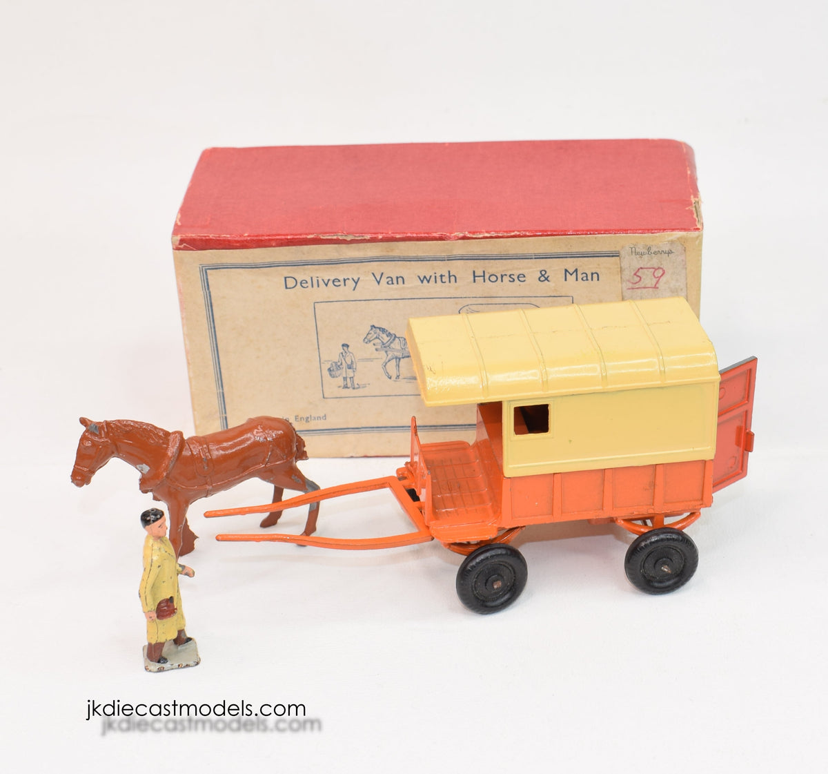 Charben's No.7 Horse drawn Van with Horse & Man Virtually Mint/Boxed 'TQ12' Collection