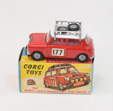 Corgi Toys 339 Austin Monte Carlo Mini Cooper 'S'. Virtually Mint/Boxed