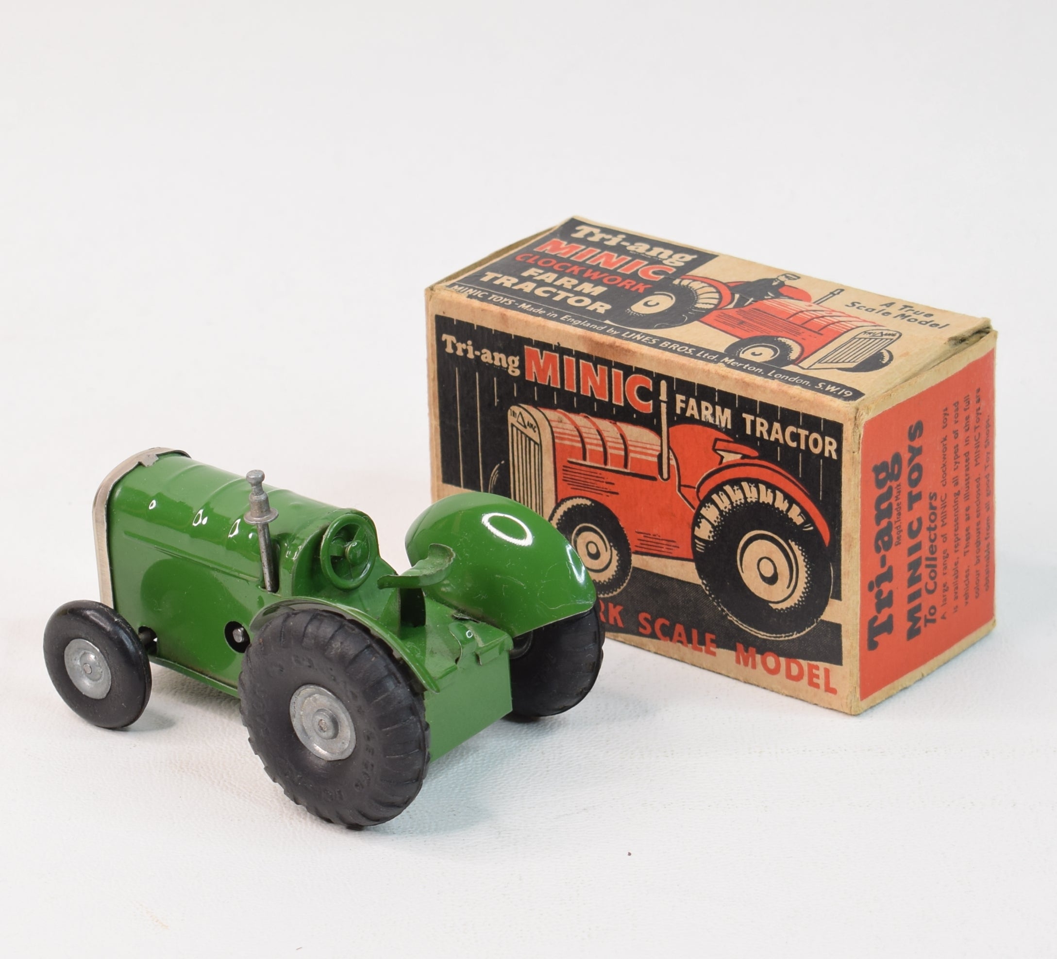 Tri-ang Minic Farm Tractor Virtually Mint/Boxed – JK DIE-CAST MODELS