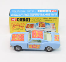 Corgi toys 348 Flower Power Mustang Virtually Mint/Lovely box 'JJP Vancouver' Collection