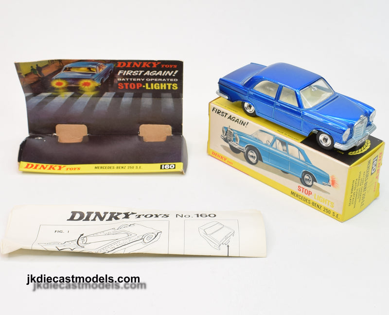 値下げしました！DINKY TOYS Dinky toys 160 Mercedes-Benz 250 S.E Very Mint/Boxed – JK DIE-CAST