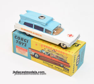 Corgi toys 437 Superior Ambulance Virtually Mint/Boxed