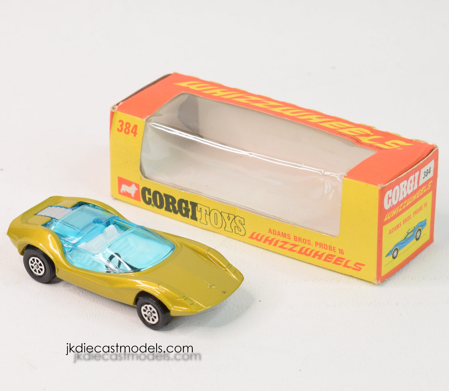 Corgi toys 384 Adams Bros probe Virtually Mint/Boxed (Silver baseplate) 'Corgi Whizzwheel' Collection