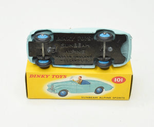 Dinky toys 101 Sunbeam Alpine Virtually Mint/Boxed (Light blue)