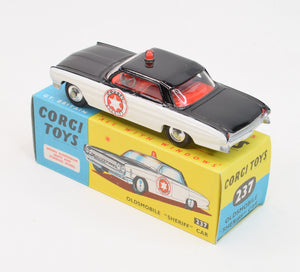 Corgi 237 Oldsmobile Sheriff Car Virtually Mint/Lovely box 'Chris Turner' Collection