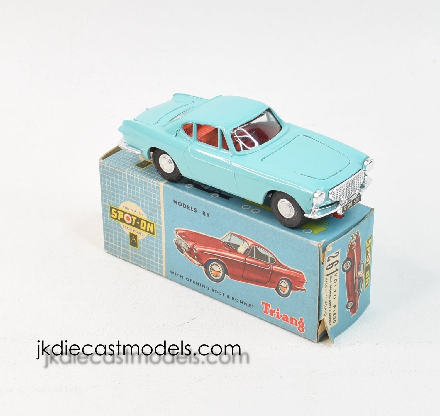 ミニカー SPOT - ON 261 VOLVO P1800 Spot-on 261 Volvo P1800 Virtually Mint/Boxed – JK DIE-CAST MODELS