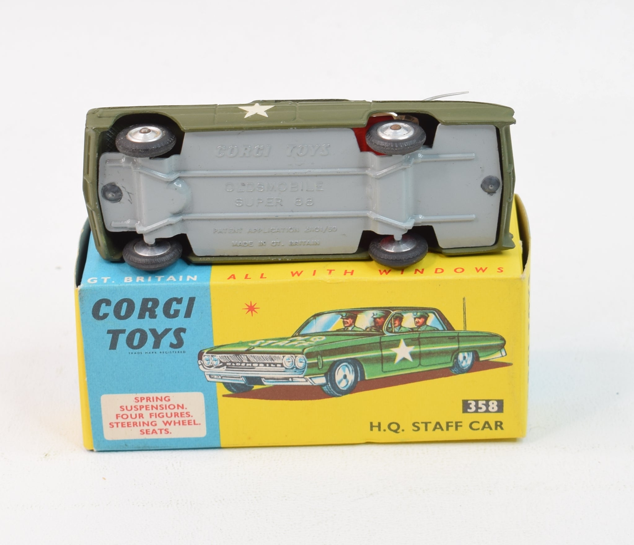 Corgi Model Club's Exclusive Re-issue 358 HQ Staff Car 