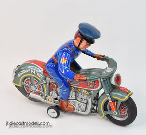 Modern Toys - Highway Patrol Police Motorcycle - Japan - Virtually Mint