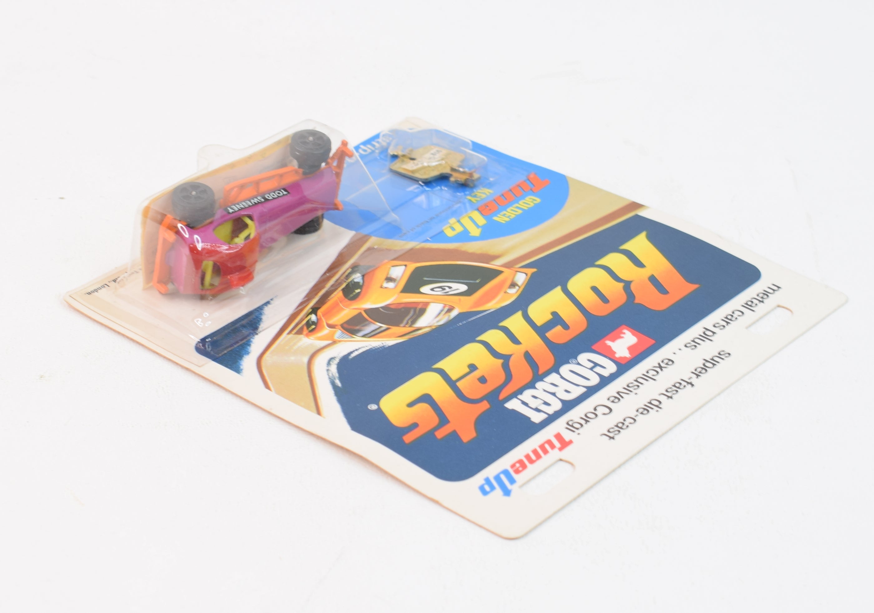 Corgi Rockets 919 Todd Sweeney's Stock car Mint/Lovely card & blister ...