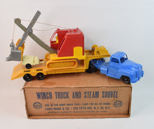 Louis Marx & Co - U.S.A - Winch Truck with Steam Shovel Virtually Mint/Boxed
