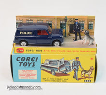 Corgi toys 448 B.M.C Mini Police Van with Tracker Very Near Mint/Boxed 'JJP Vancouver' Collection