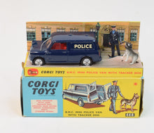 Corgi toys 448 B.M.C Mini Police Van with Tracker Very Near Mint/Boxed 'JJP Vancouver' Collection