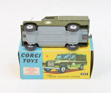 Corgi Toys 357 Land-Rover Weapons carrier Virtually Mint/Nice box