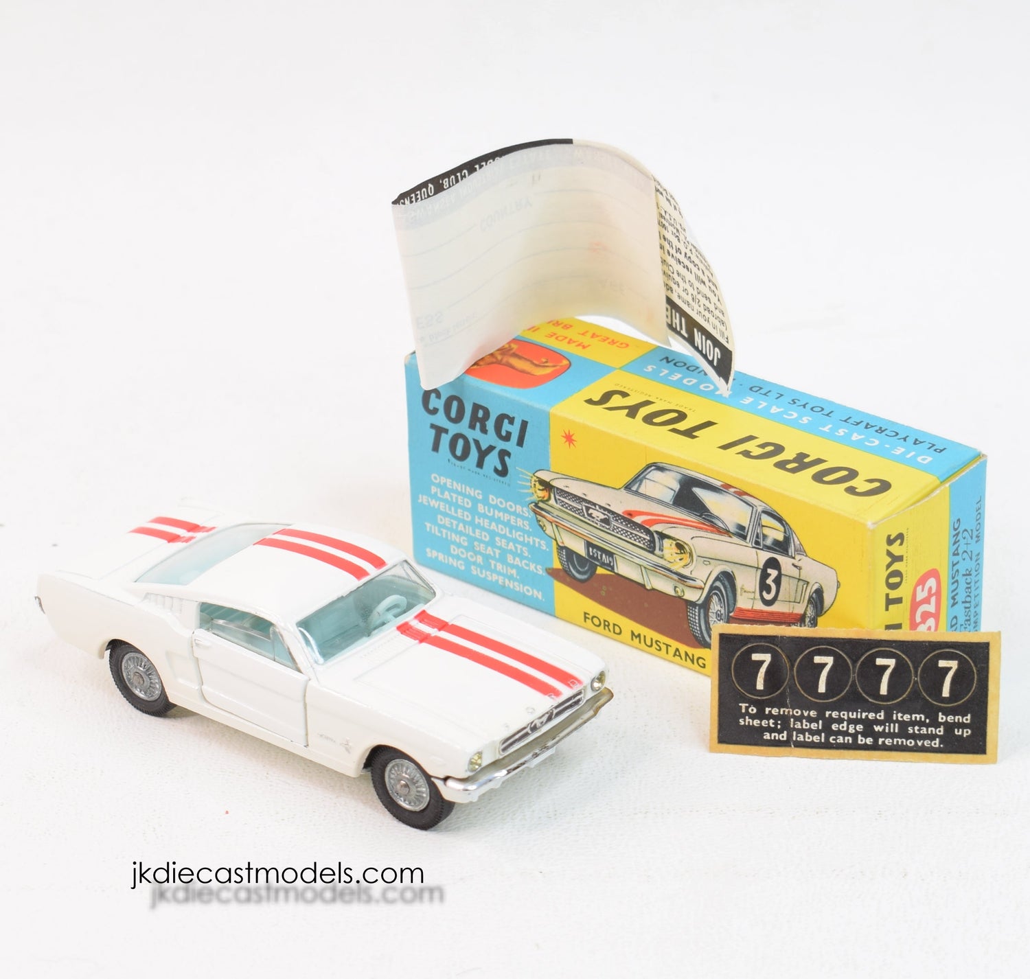 Corgi toys 325 Ford Mustang Virtually Mint/Nice box