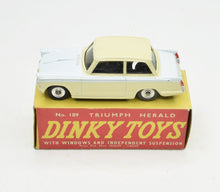 Dinky Toys 189 Triumph Herald 'Promotional' Very Near Mint/Boxed