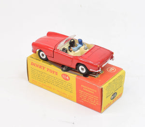 Dinky toy 114 Triumph Spitfire Virtually Mint/Boxed