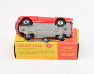 Dinky toy 114 Triumph Spitfire Virtually Mint/Boxed