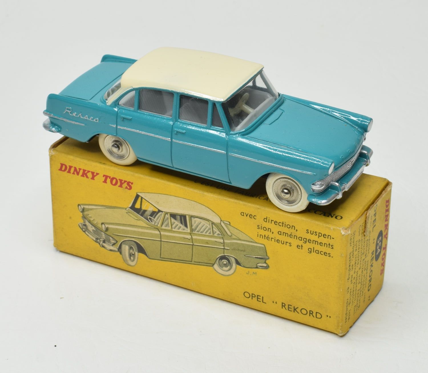 French Dinky 554 Opel Rekord Very Near Mint/Boxed (Export Colour).
