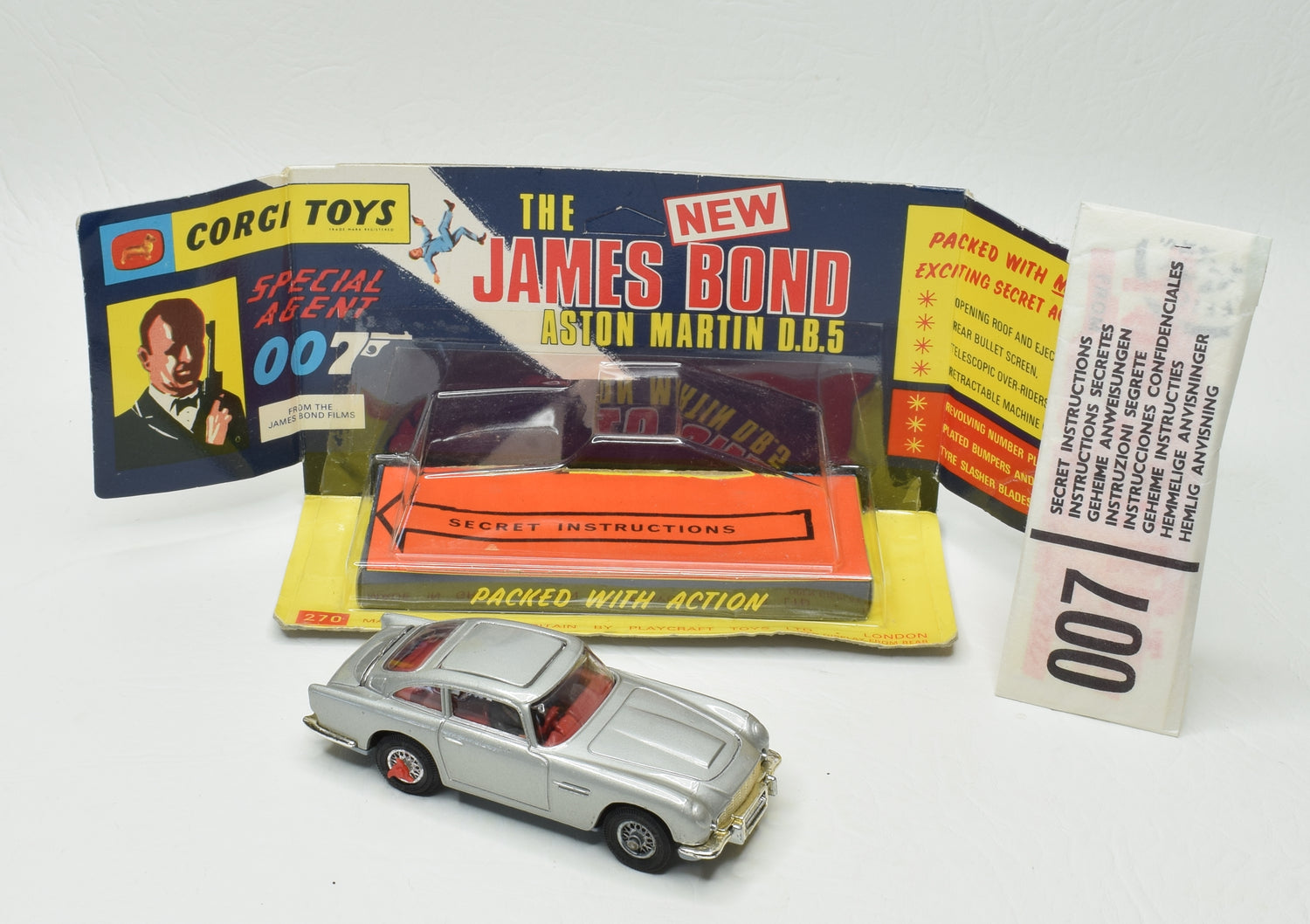 Corgi Toys 270 James Bond D.B.5 Very Near Mint/Boxed
