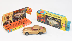 Corgi Toys 261 James Bond DB5 Virtually Mint/Boxed (Toffee Gold)