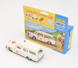 Matchbox King Size K-6 Mercedes-Benz Ambulance Virtually Mint/Lovely box