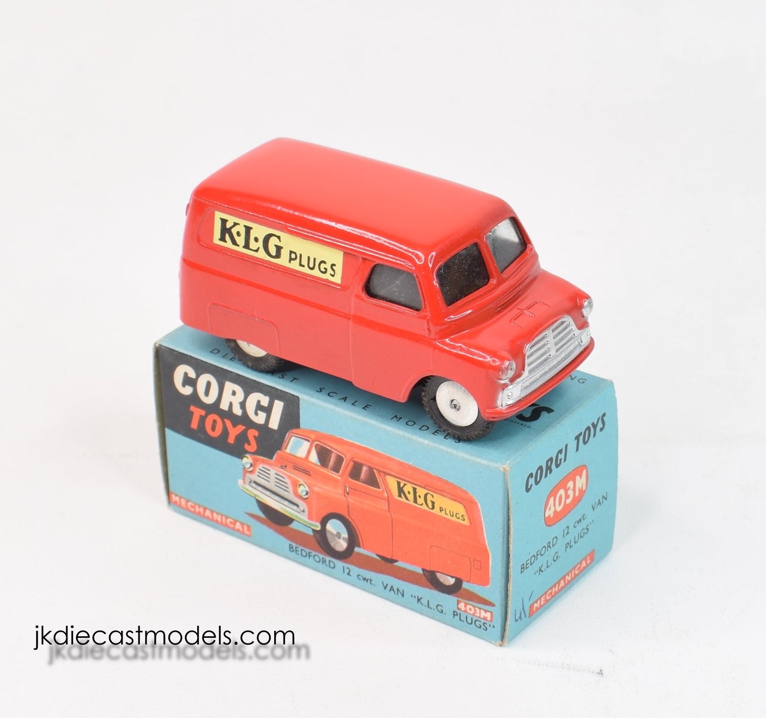 Corgi toys 403m Bedford Dormobile 'K.L.G' Mint/Boxed