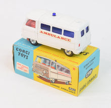 Corgi toys 463 Commer Ambulance Virtually Mint/Boxed 'Blue & Yellow' Collection