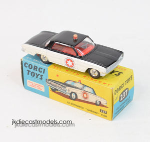 Corgi 237 Oldsmobile Sheriff Car Virtually Mint/Boxed 'Blue & Yellow' Collection