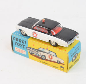 Corgi 237 Oldsmobile Sheriff Car Virtually Mint/Boxed 'Blue & Yellow' Collection