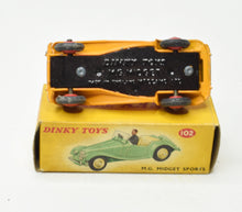 Dinky toy 102 M.G Midget Very Near Mint/Boxed