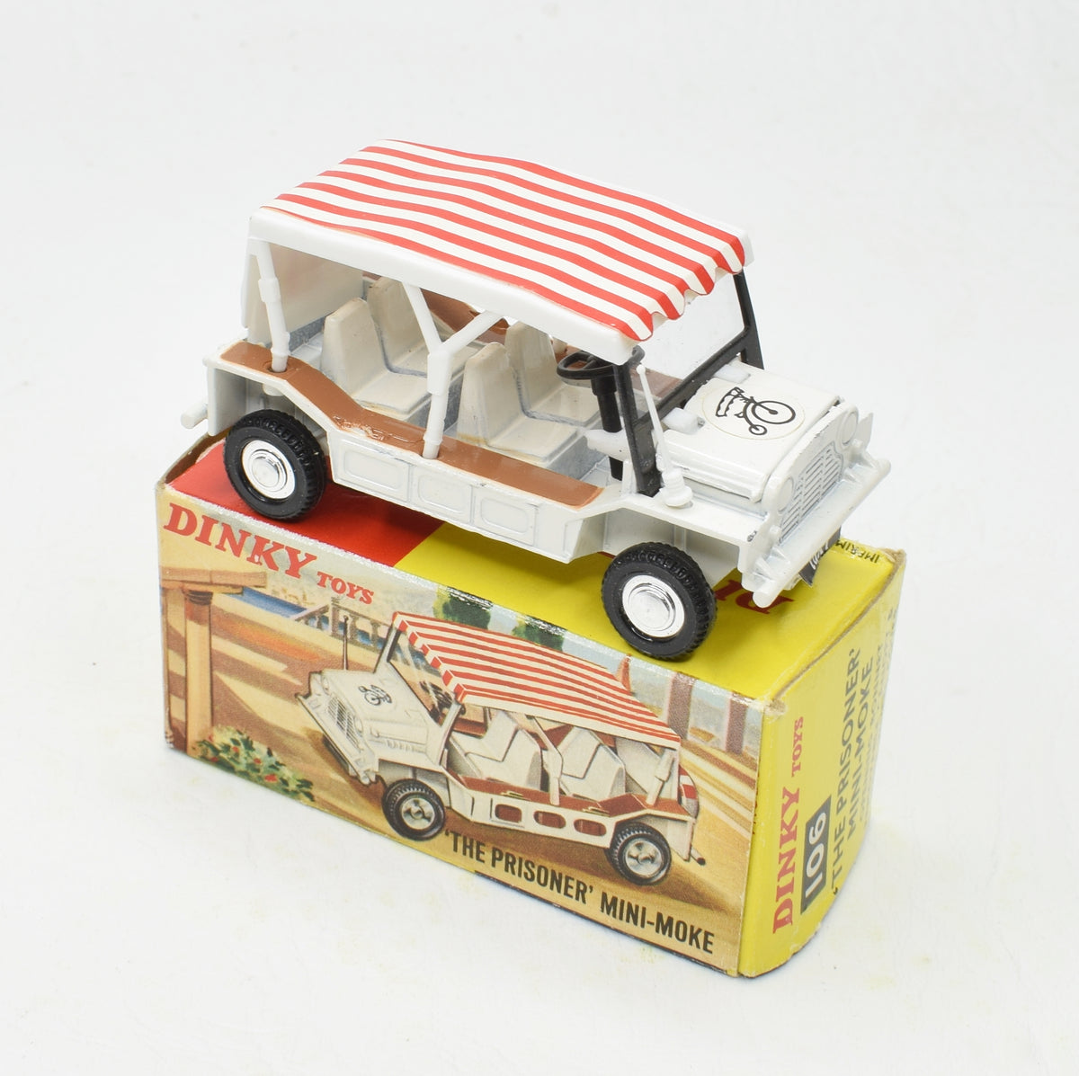 Dinky toys 106 'The Prisoner' Mini Moke Very Near Mint/Boxed  (New 'The Lane' Collection)