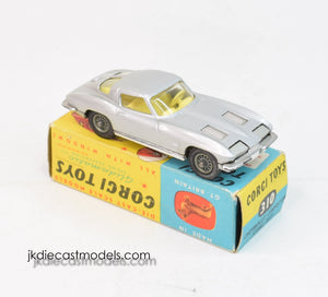 Corgi toys 310 Corvette Stingray Virtually Mint/Boxed 'Carlton' Collection