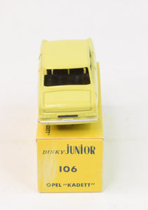 French Dinky Junior 106 Opel Kadett Virtually Mint/Lovely box
