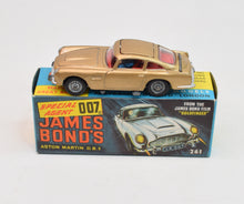 Corgi Toys 261 James Bond DB5 Virtually Mint/Lovely box (Without indicator casting)