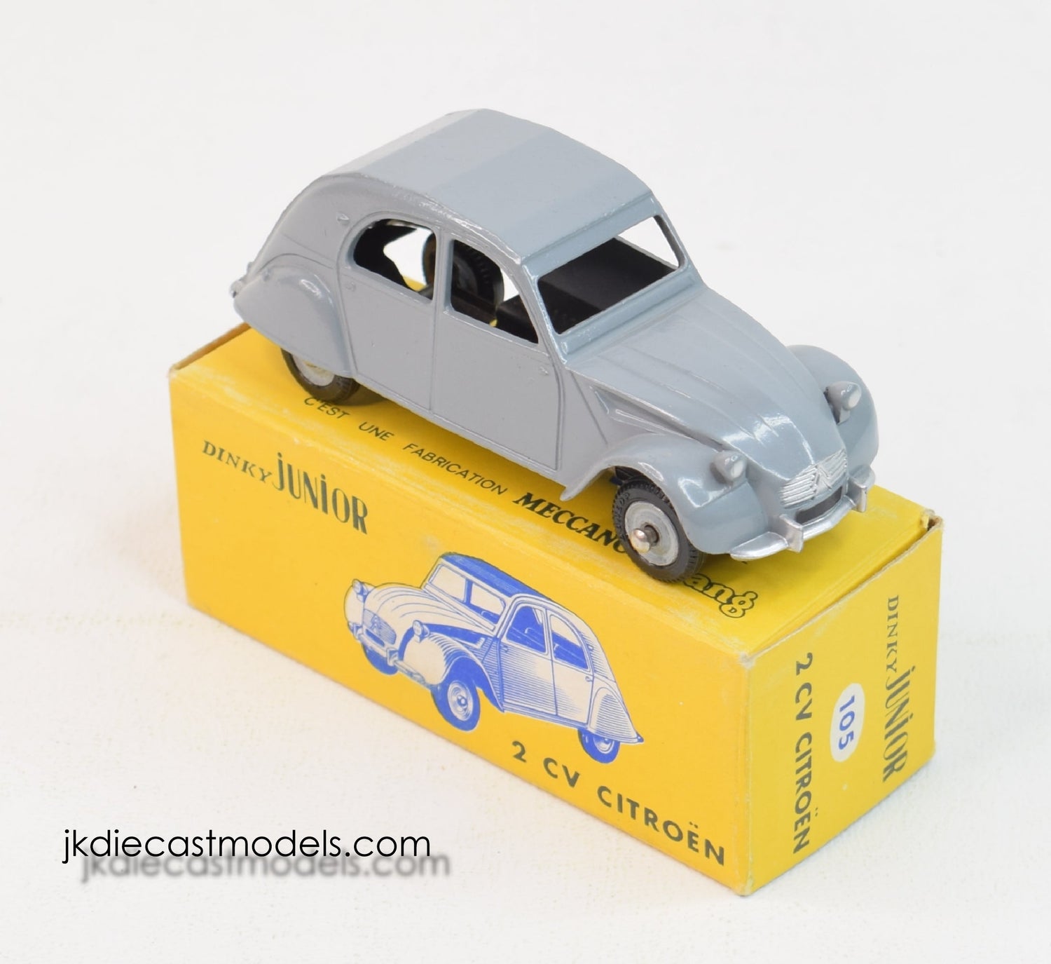 Dinky Junior 105 Citroen 2cv Virtually Mint/Boxed