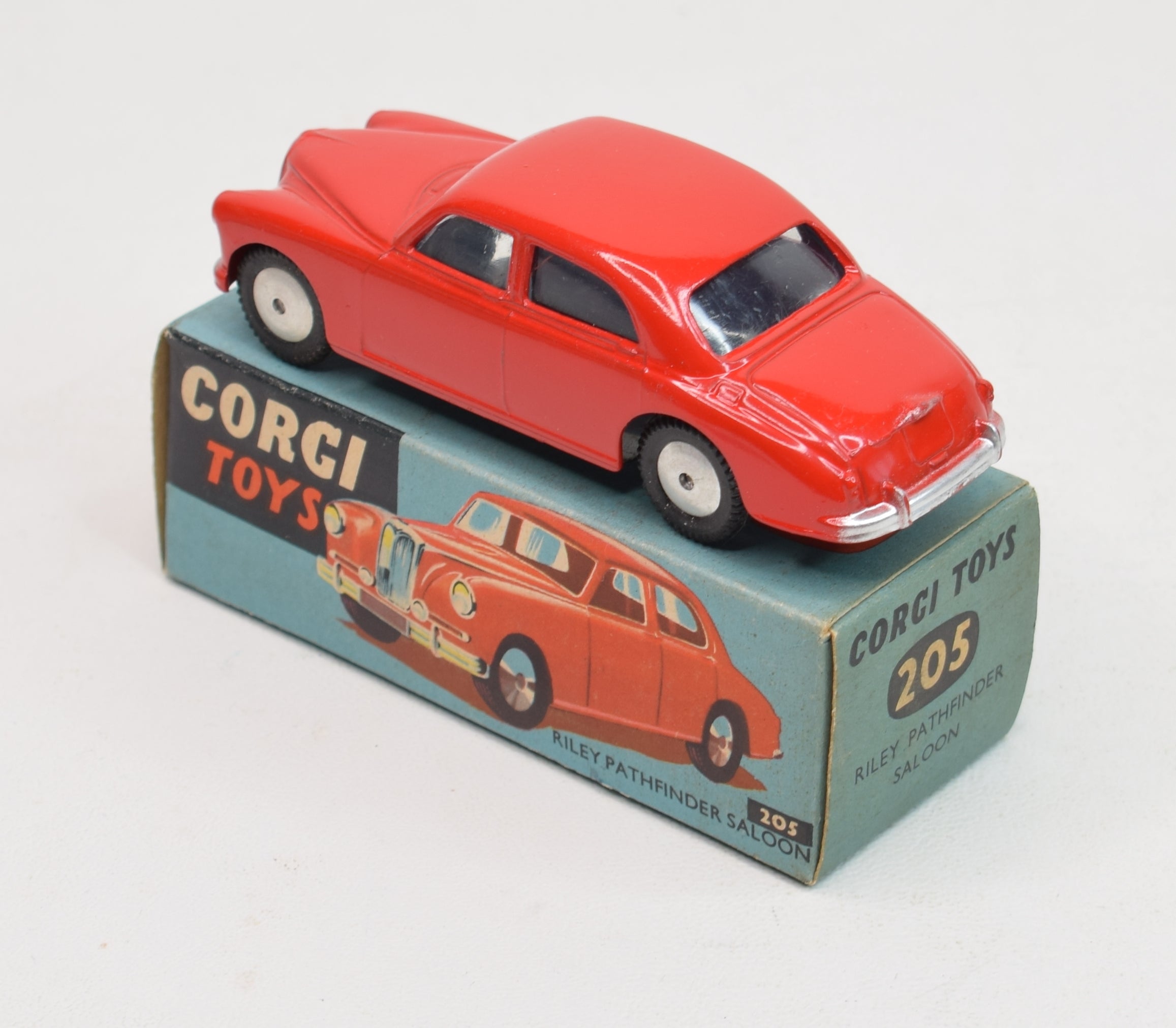 Corgi Toy Riley Corgi Toys 205 Riley Pathfinder Virtually Mint/Boxed 'Chris Turner' Co ...