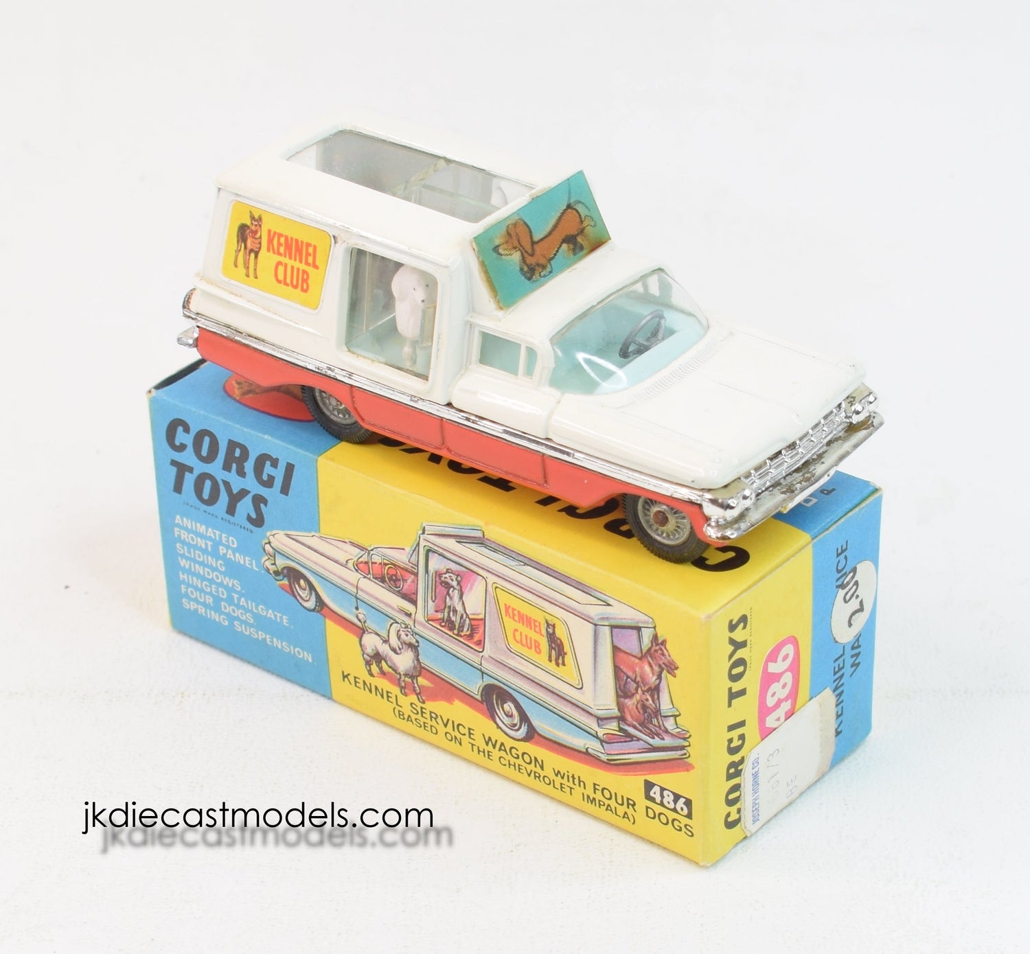 Corgi Toys 486 Kennel Service Wagon Virtually Mint/Boxed 'JJP Vancouver' Collection