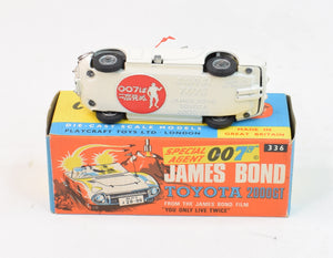 Corgi toys 336 James Bond Toyota Virtually Mint/Nice box